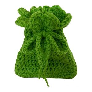 💚Crochet Drawstring Bag💚